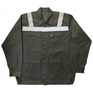 İşçi Montu Gabardin Reflektörlü